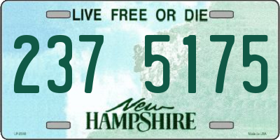 NH license plate 2375175
