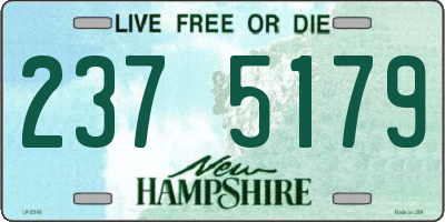 NH license plate 2375179