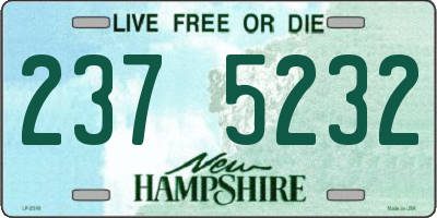 NH license plate 2375232