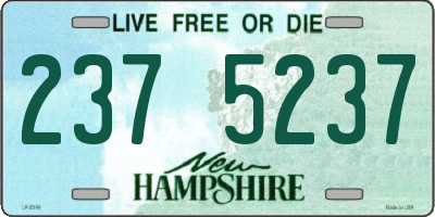 NH license plate 2375237