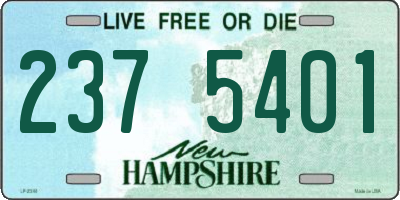 NH license plate 2375401