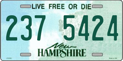 NH license plate 2375424