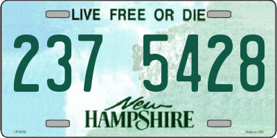 NH license plate 2375428