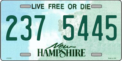 NH license plate 2375445