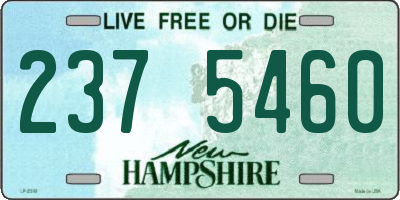 NH license plate 2375460