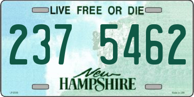 NH license plate 2375462