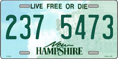 NH license plate 2375473