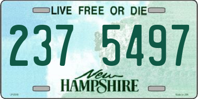 NH license plate 2375497