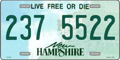 NH license plate 2375522