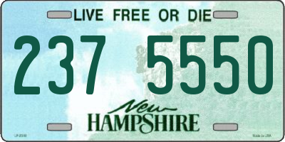 NH license plate 2375550