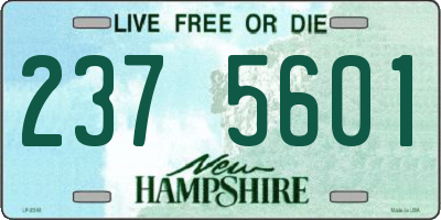 NH license plate 2375601