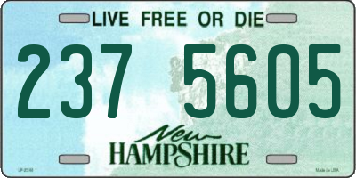 NH license plate 2375605