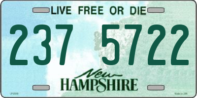 NH license plate 2375722