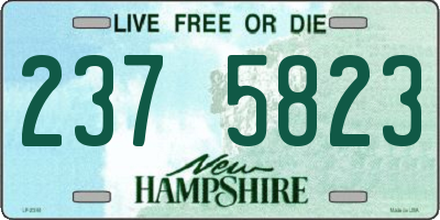 NH license plate 2375823