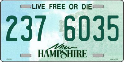 NH license plate 2376035