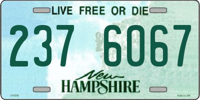 NH license plate 2376067