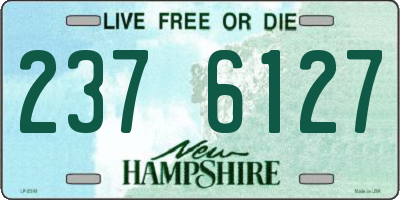NH license plate 2376127
