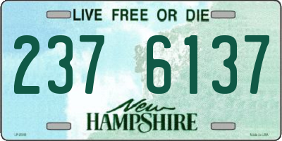 NH license plate 2376137
