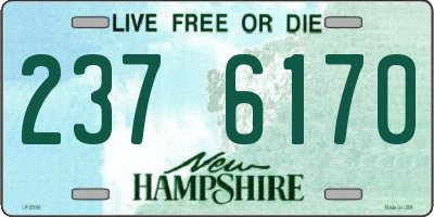 NH license plate 2376170