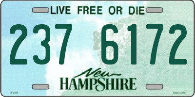 NH license plate 2376172