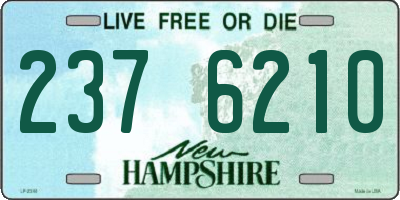 NH license plate 2376210