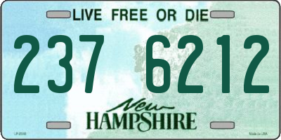NH license plate 2376212