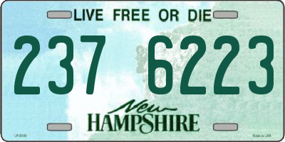 NH license plate 2376223