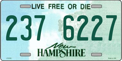 NH license plate 2376227