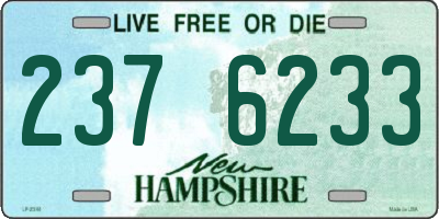 NH license plate 2376233