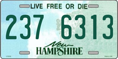 NH license plate 2376313