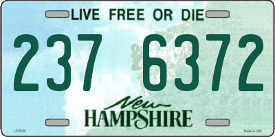 NH license plate 2376372