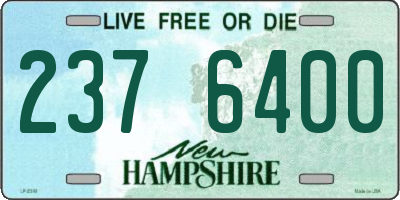 NH license plate 2376400