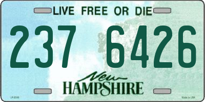 NH license plate 2376426