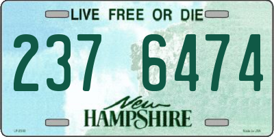 NH license plate 2376474