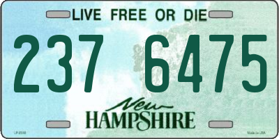 NH license plate 2376475