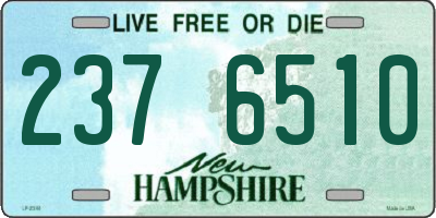 NH license plate 2376510