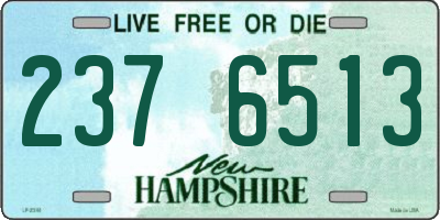 NH license plate 2376513