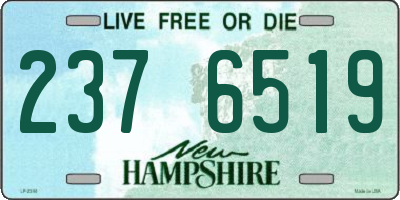 NH license plate 2376519