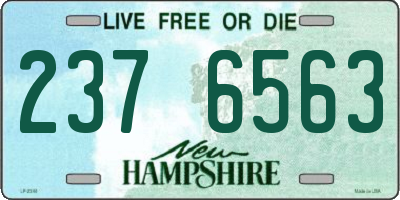 NH license plate 2376563