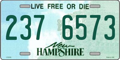 NH license plate 2376573