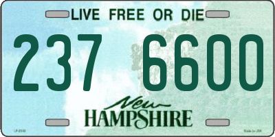 NH license plate 2376600