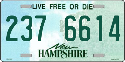 NH license plate 2376614