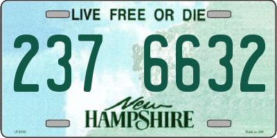 NH license plate 2376632