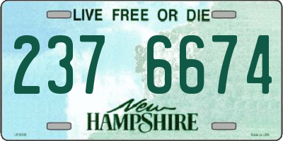 NH license plate 2376674