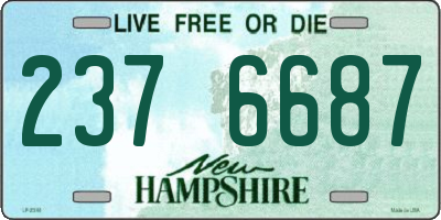 NH license plate 2376687