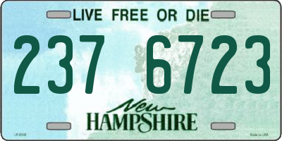 NH license plate 2376723