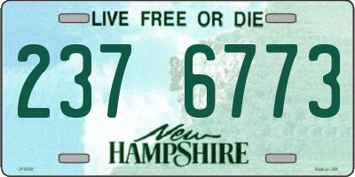 NH license plate 2376773