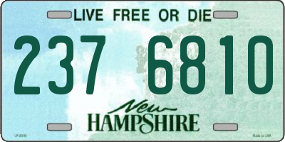 NH license plate 2376810
