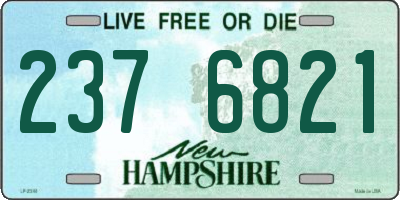NH license plate 2376821