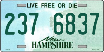 NH license plate 2376837